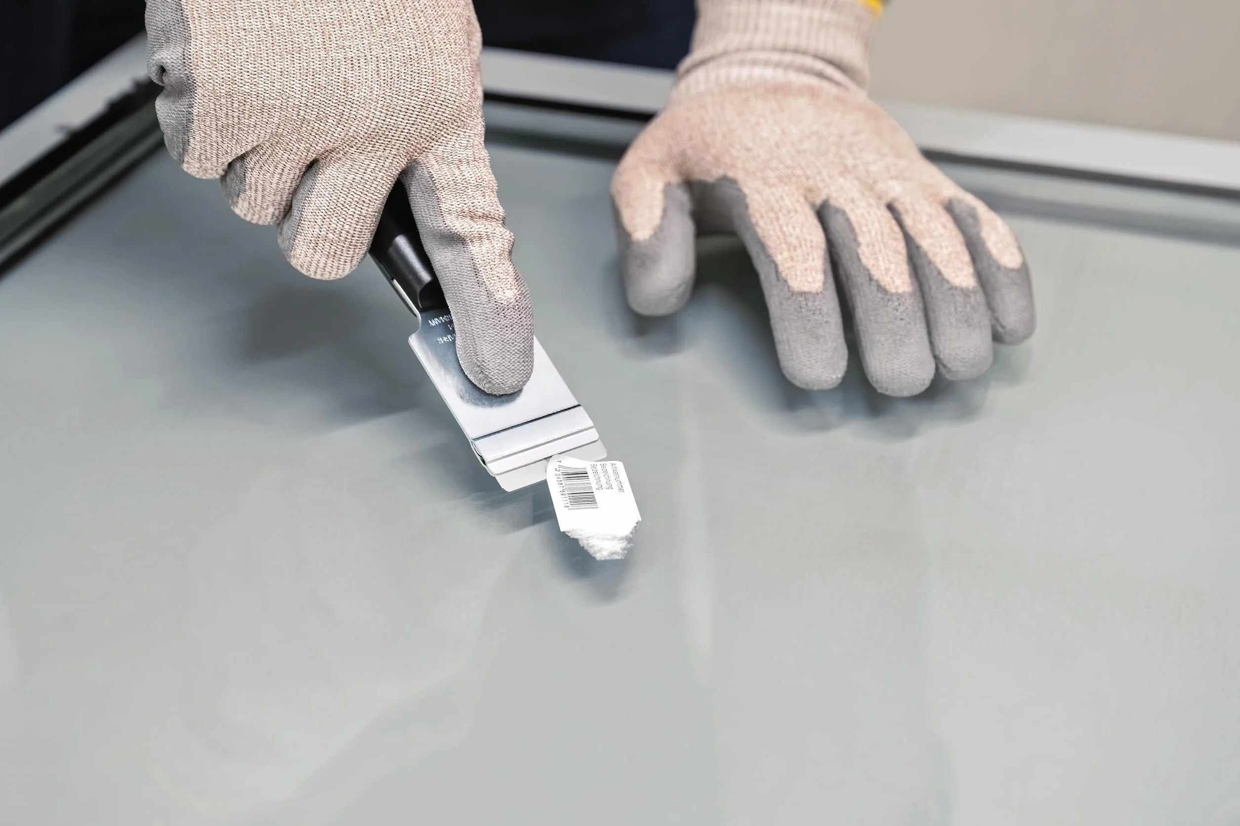 MARTOR skrobak SCRAPEX ARGENTAX, skrobak do etykiet, wąski, dla prawo- i leworęcznych, do płyt ceramicznych, naklejek, z tworzywa sztucznego, wymienne ostrze, ergonomiczny