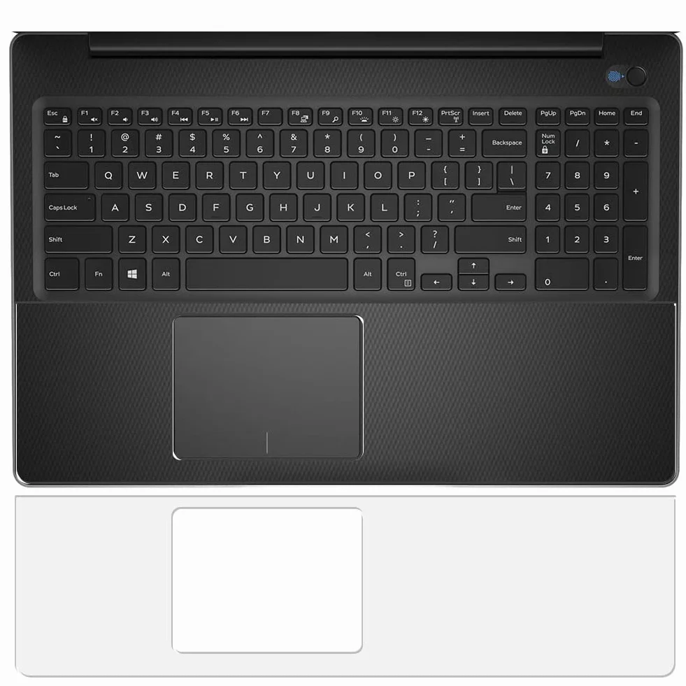Vaxson 2-pak folia ochronna, kompatybilny z LG gram 14Z90Q 14" Laptop, klawiatura panel dotykowy gładzik Ochraniacz naklejka TPU skóra [Nie hartowane szkło ]