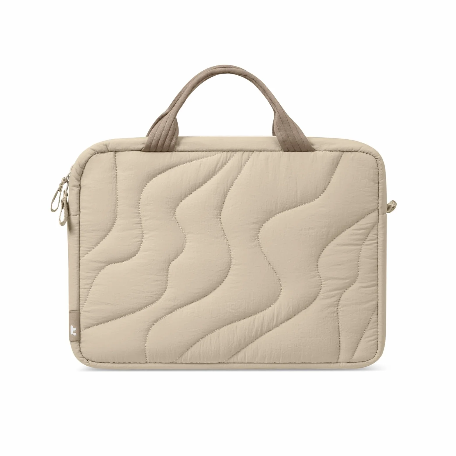 tomtoc 35.6 cm ochronna puffy torba na laptopa dla kobiet, lekka torba na laptopa pasuje do 14-calowego MacBooka Pro M5/M4 2025 i innych komputerów 33.0 cm/35.6 cm, torba robocza, aktówka, torebka z