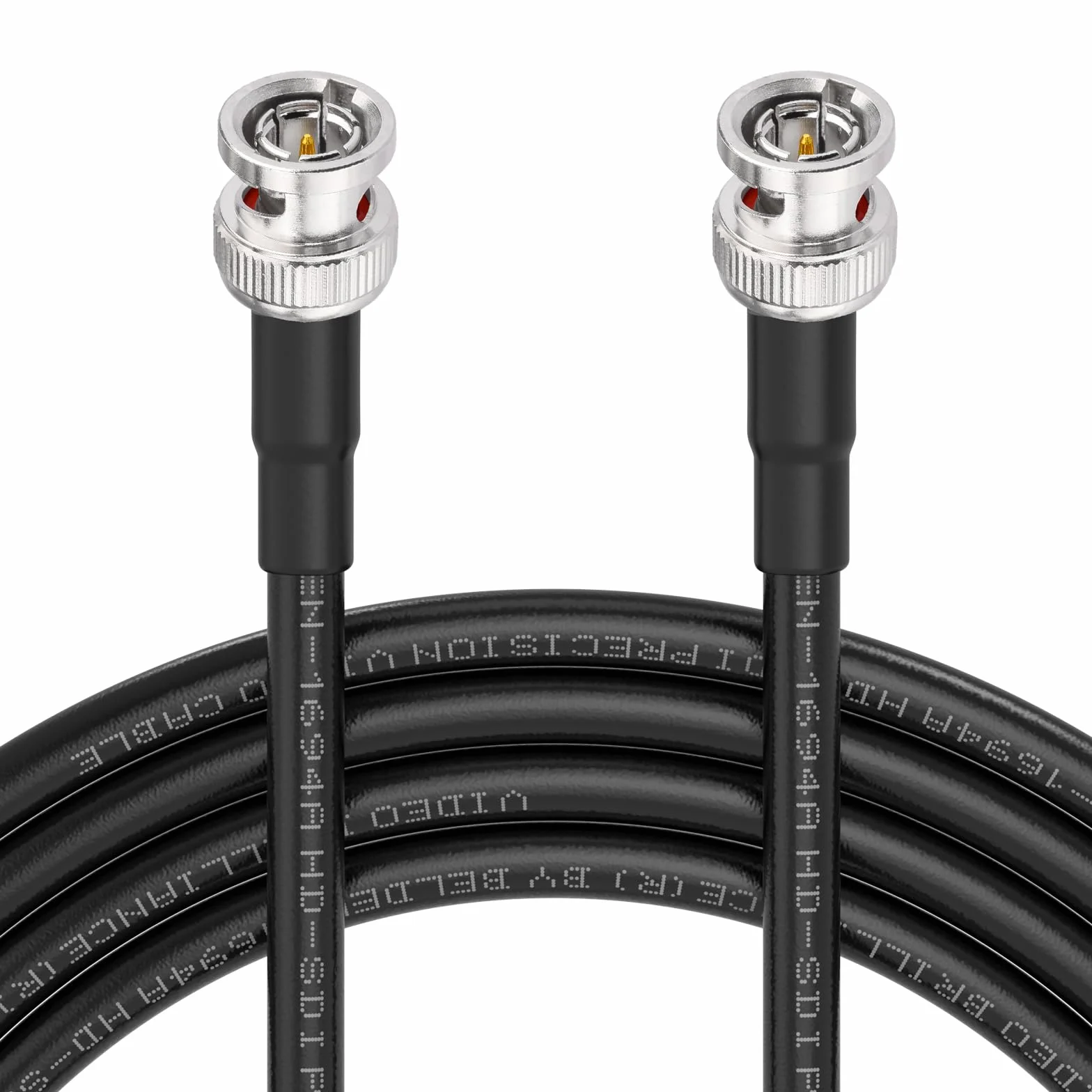 Superbat Kabel SDI 3G/6G/12G 3 m Cyfrowy kabel audio BNC męski na męski Belden 1694A 75 Ohm, czarny do kamer i sprzętu wideo, obsługuje HD-SDI/3G-SDI/4K/8K (1 sztuka)