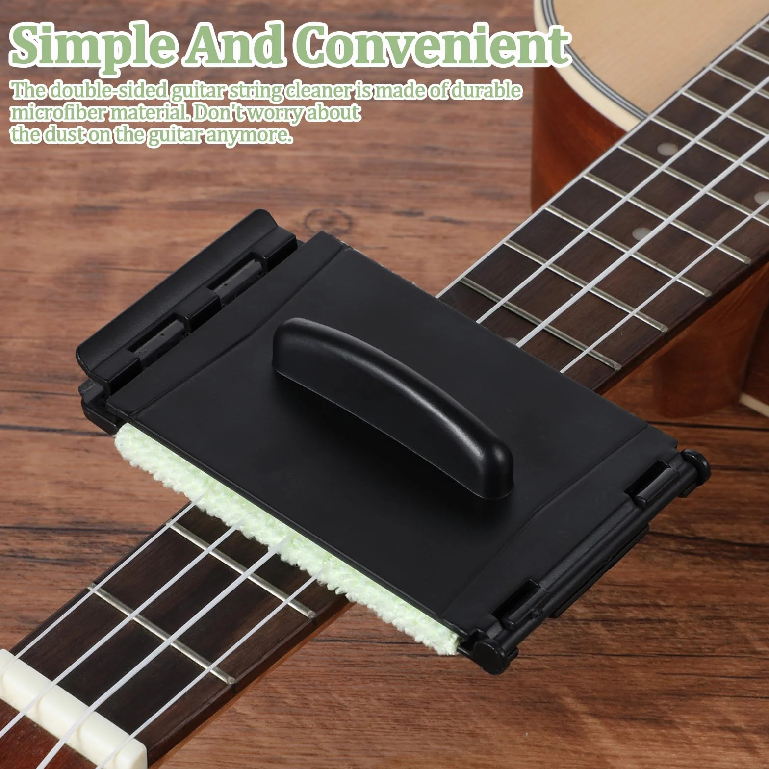 Jeffdad 2-pak środek do czyszczenia strun gitarowych, premium struna gitarowa, czysta, tkanina, szorowarka do skrzypiec, wiolonczeli, basu, ukulele, gitar elektrycznych