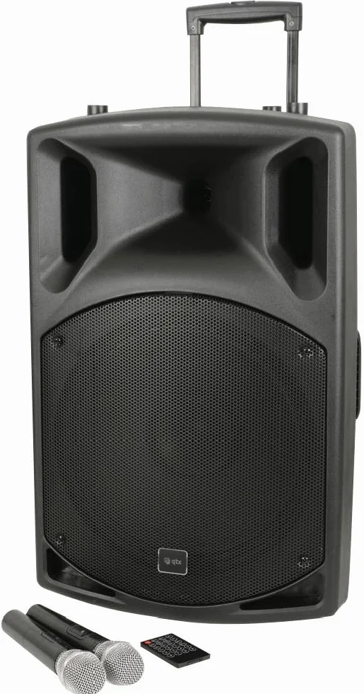 QTX QX+ Active Speaker Series Przenośny 12-calowy Głośnik Czarny 345x565 mm