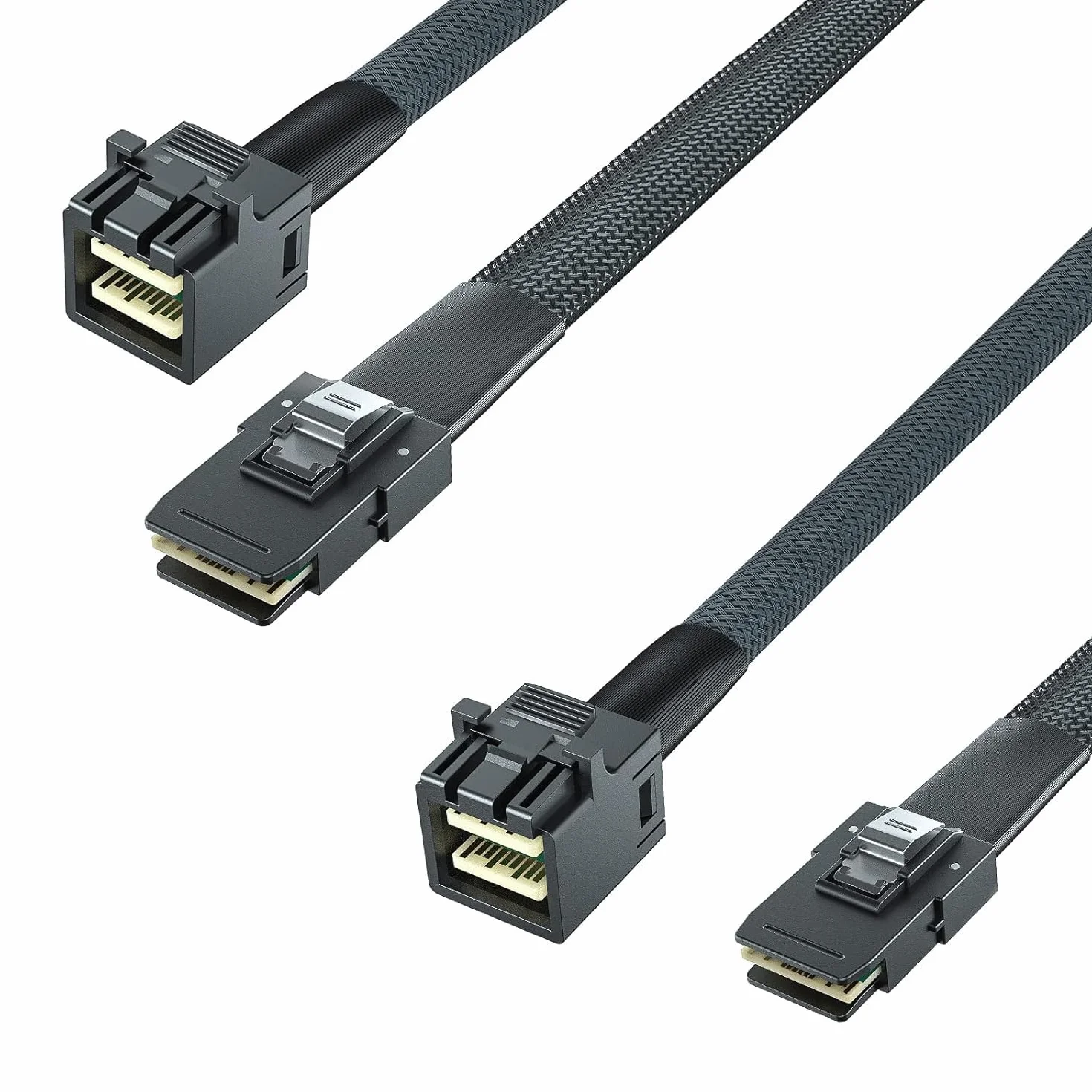 ipolex SFF-8643 do SFF-8087 wewnętrzny kabel Mini SAS HD, 100 omów, 1 m