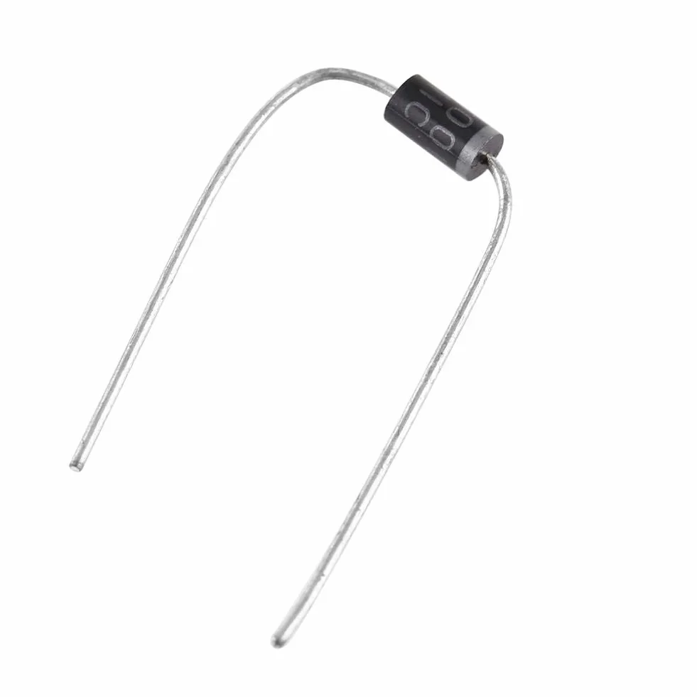 Estink Zestaw Diod Prostowniczych, 100 szt., 10 Wartości, Asortyment Elektroniczny 1N4001-1N5819, z Przezroczystym Pudełkiem