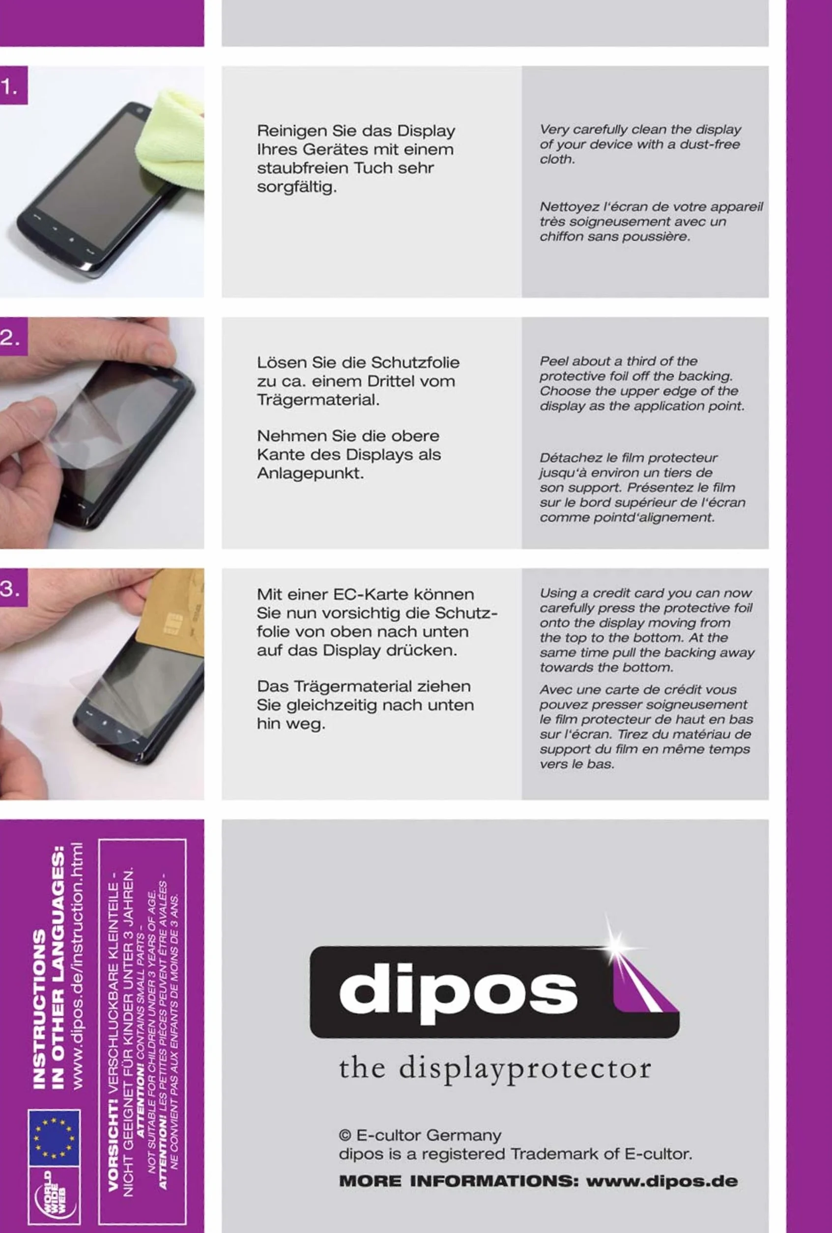 dipos I 6X Film Ochronny Kompatybilny z HiFi Walker H2 MP3-Player Film Ochronny Kryształ