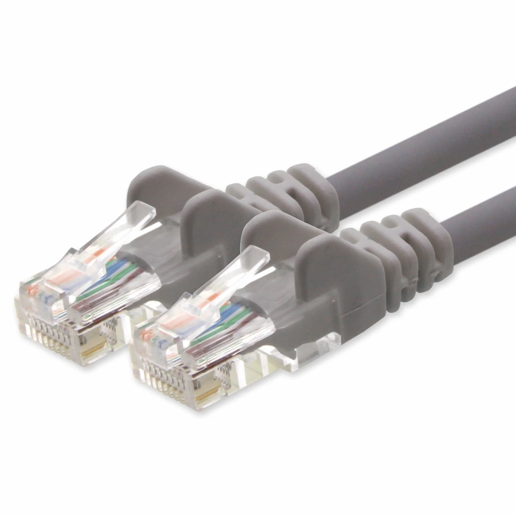 1aTTack CAT5 UTP kabel sieciowy Ethernet LAN z 2 x RJ45 7,5 m - szary