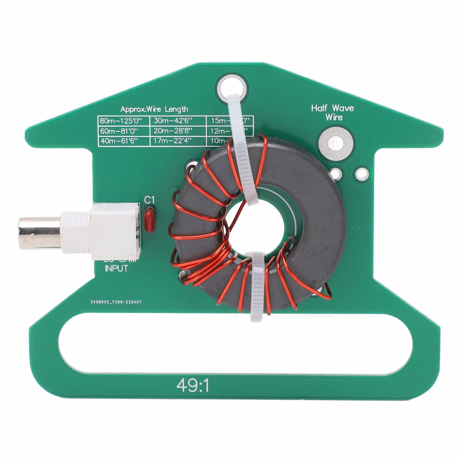 Antena Balun do PCB Balun 50W Znamionowa Moc CiąGła 5-35MHz 49:1 Zamiana