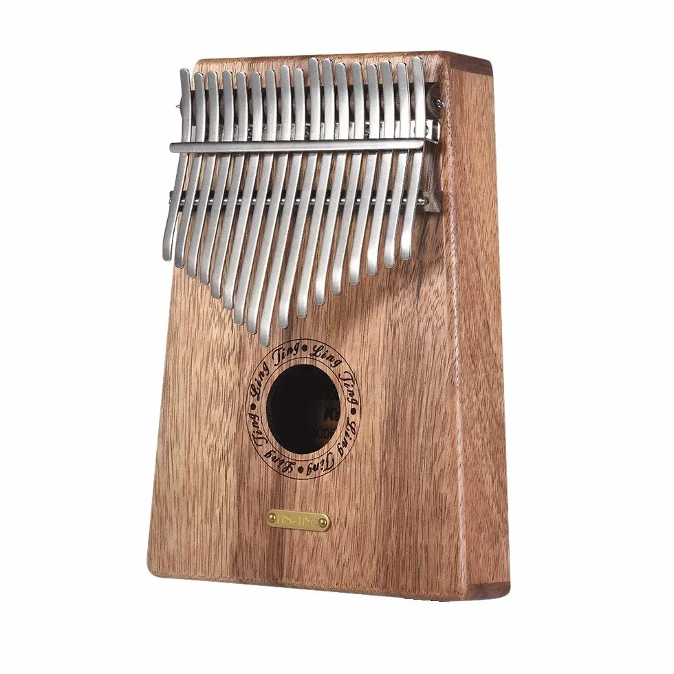 LingTing kalimba LT-K17S 17-klawiszowy kalimba pianino Mbira Sanza Swartizia Spp lite drewno prezent muzyczny (bez eq)