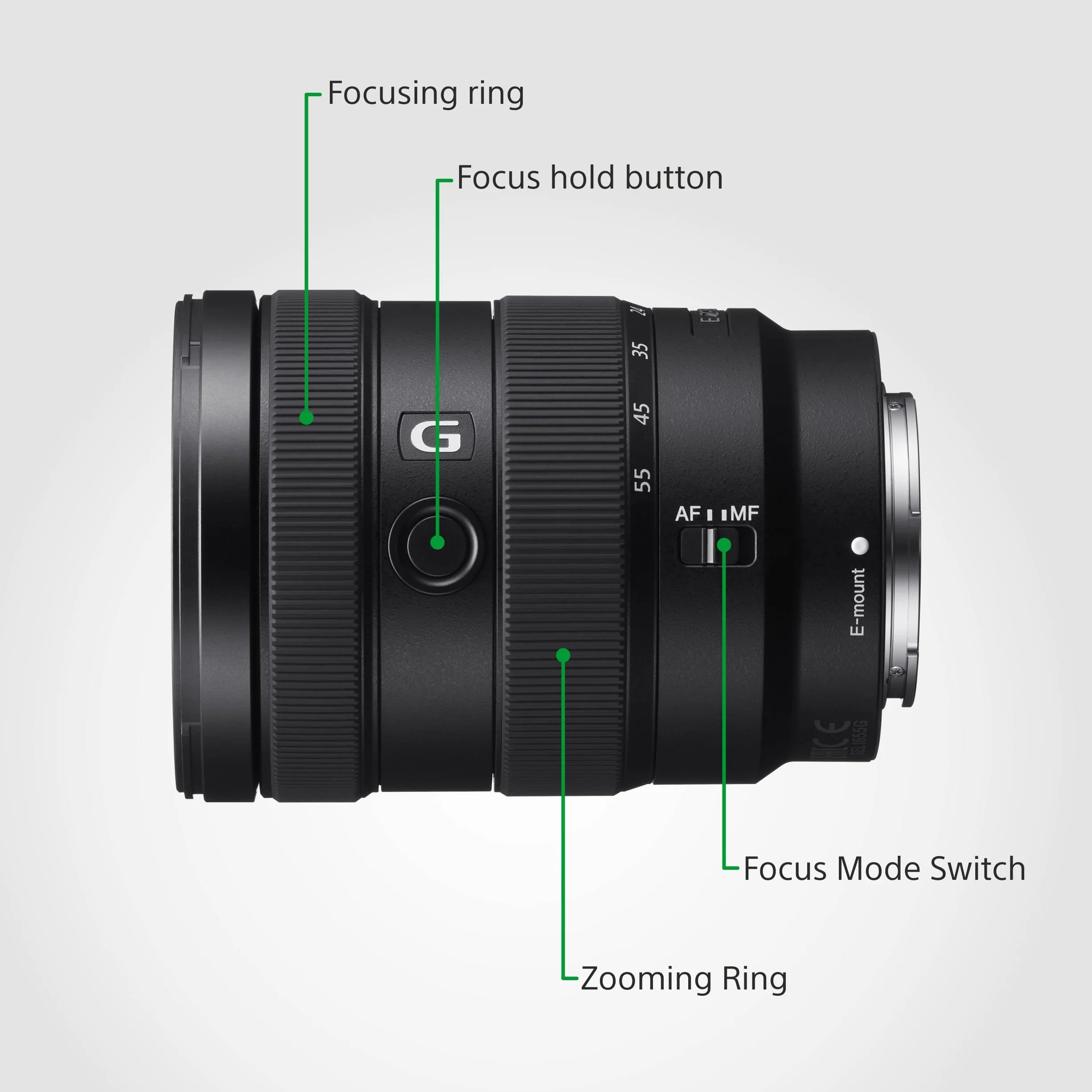 Sony 16–55 mm f/2.8 G E-Mount obiektyw standardowy APS-C (świetny do ulicy, podróży i codziennej fotografii)