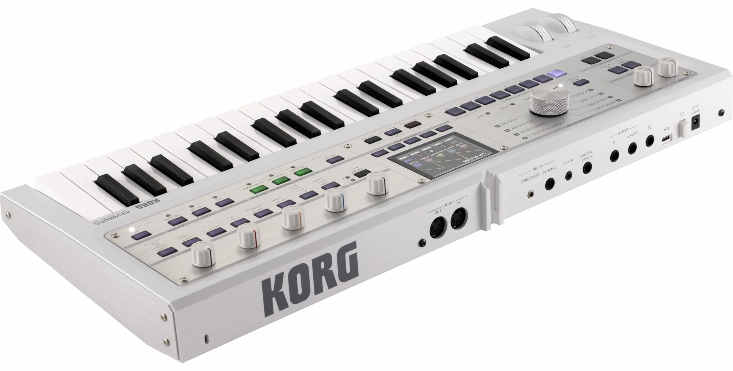 Korg microKORG 2-37 klawiszowy Syntezator Analogowy i Procesor Wokalny – Edycja Limitowana - Biała