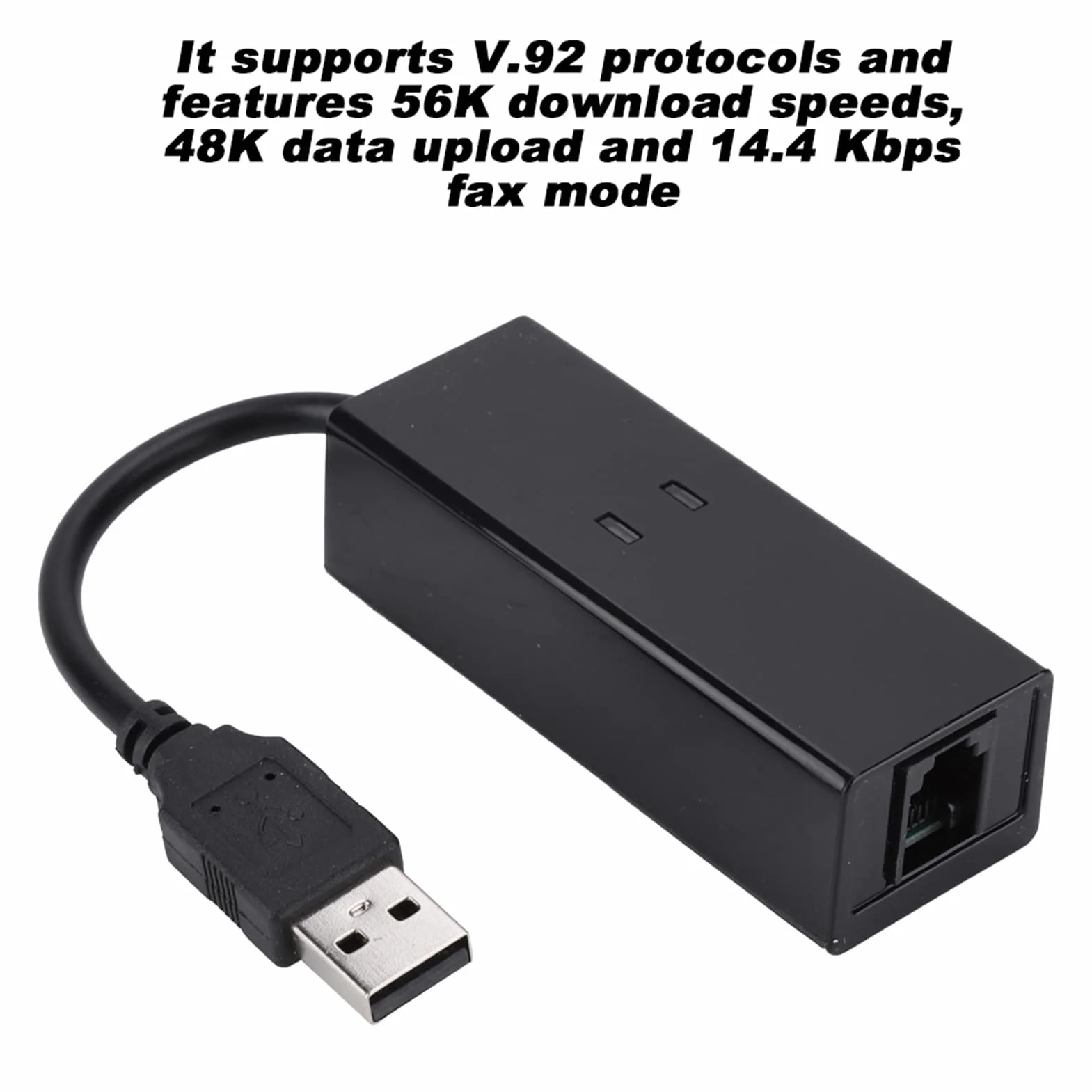 Faks-modem USB 2.0 56K Wygodne Wysyłanie i Odbieranie Faksów na Komputerze dla Użytkowników 7 Me