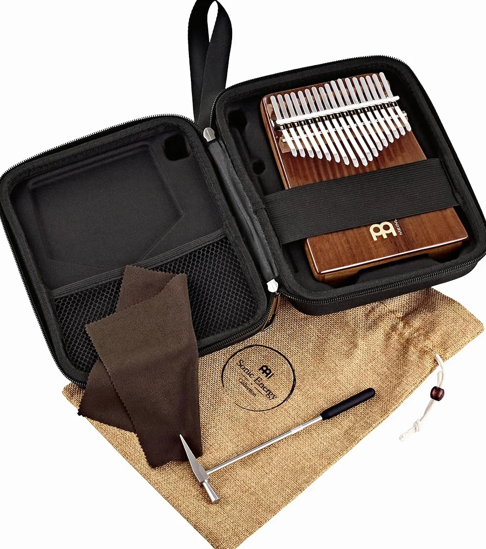Kalimba Sonic Energy Wah-Wah – 17 Dżwięków w Tonacji C-dur – Do Sekcji Perkusyjnej i Studia – Akacja – z Akcesoriami (KL1705H)