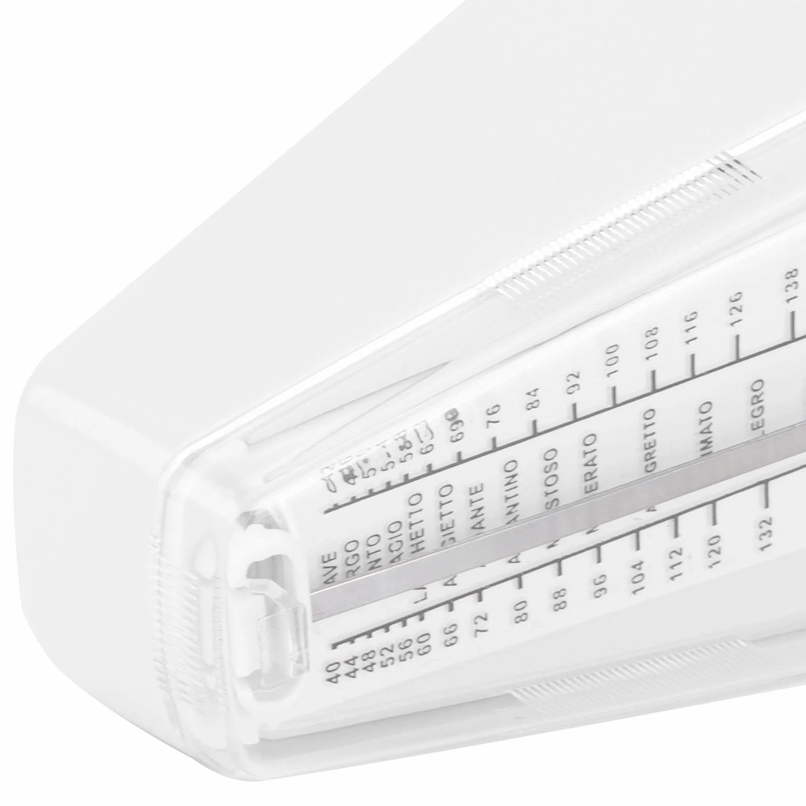 Keenso Strated Sudder Mechanical Metronome Dokładny Czas Muzyczny dla Muzyków ABS Plastic (WHITE)