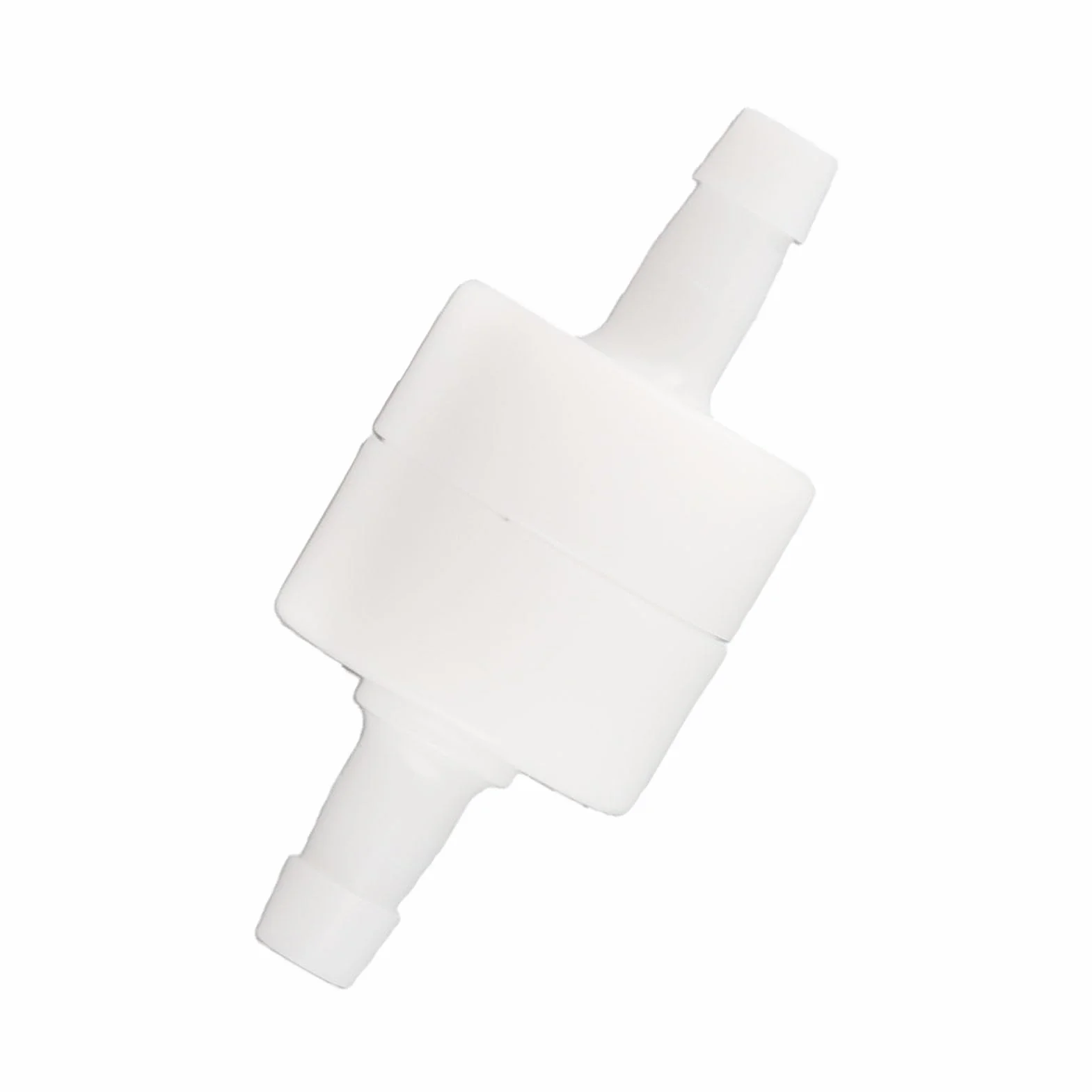 Hilitand Plastikowy zawór zwrotny 6 mm Jednokierunkowy zawór zwrotny do wody, paliwa, cieczy, powietrza (6 mm)
