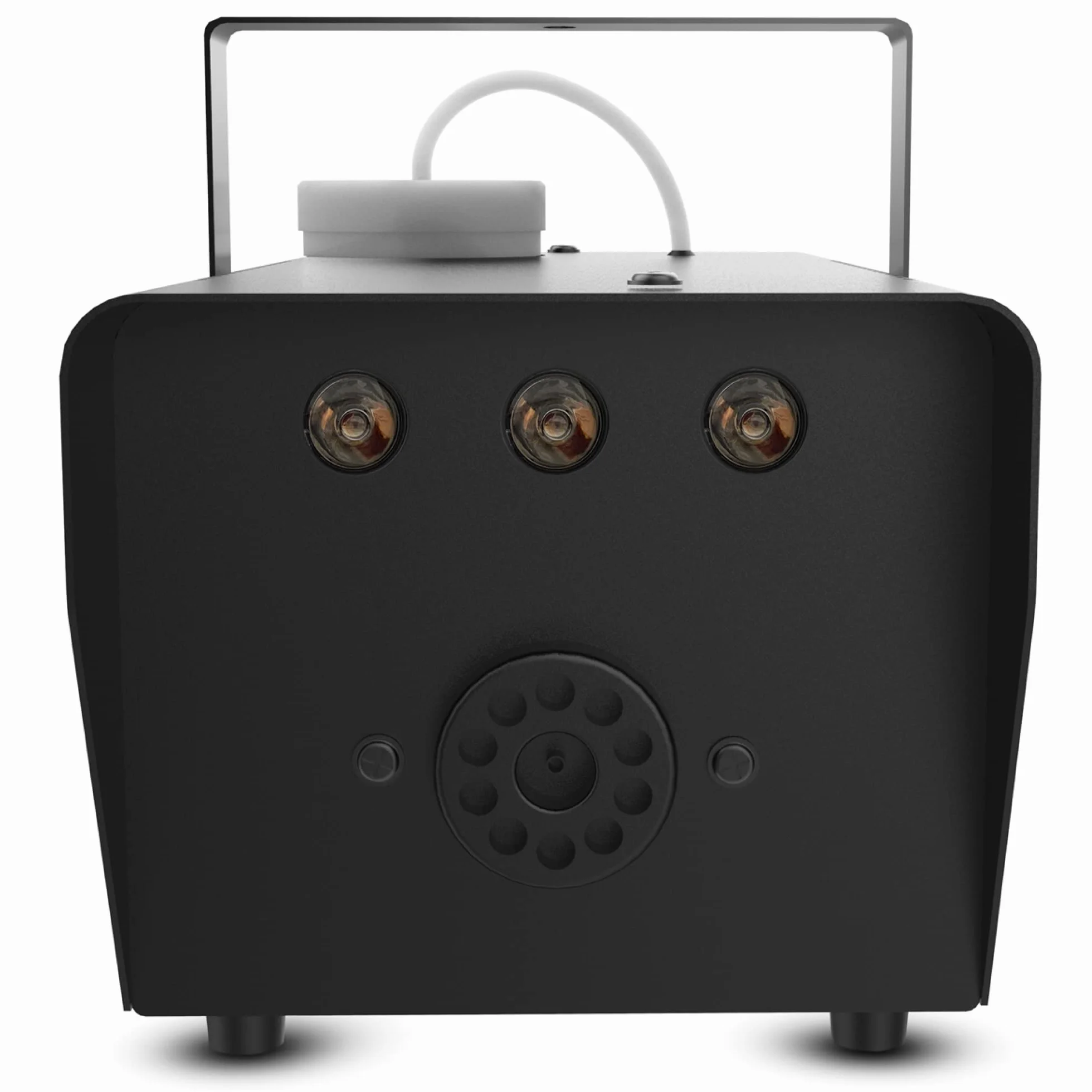 Audibax Smoke 700 LED - Maszyna do dymu z oświetleniem z efektem ognia - zdalnie sterowana maszyna przeciwmgielna - Moc 700 W - Pojemność 250 ml - Dym na minutę 100 m3 - Ogrzewanie w 4 min