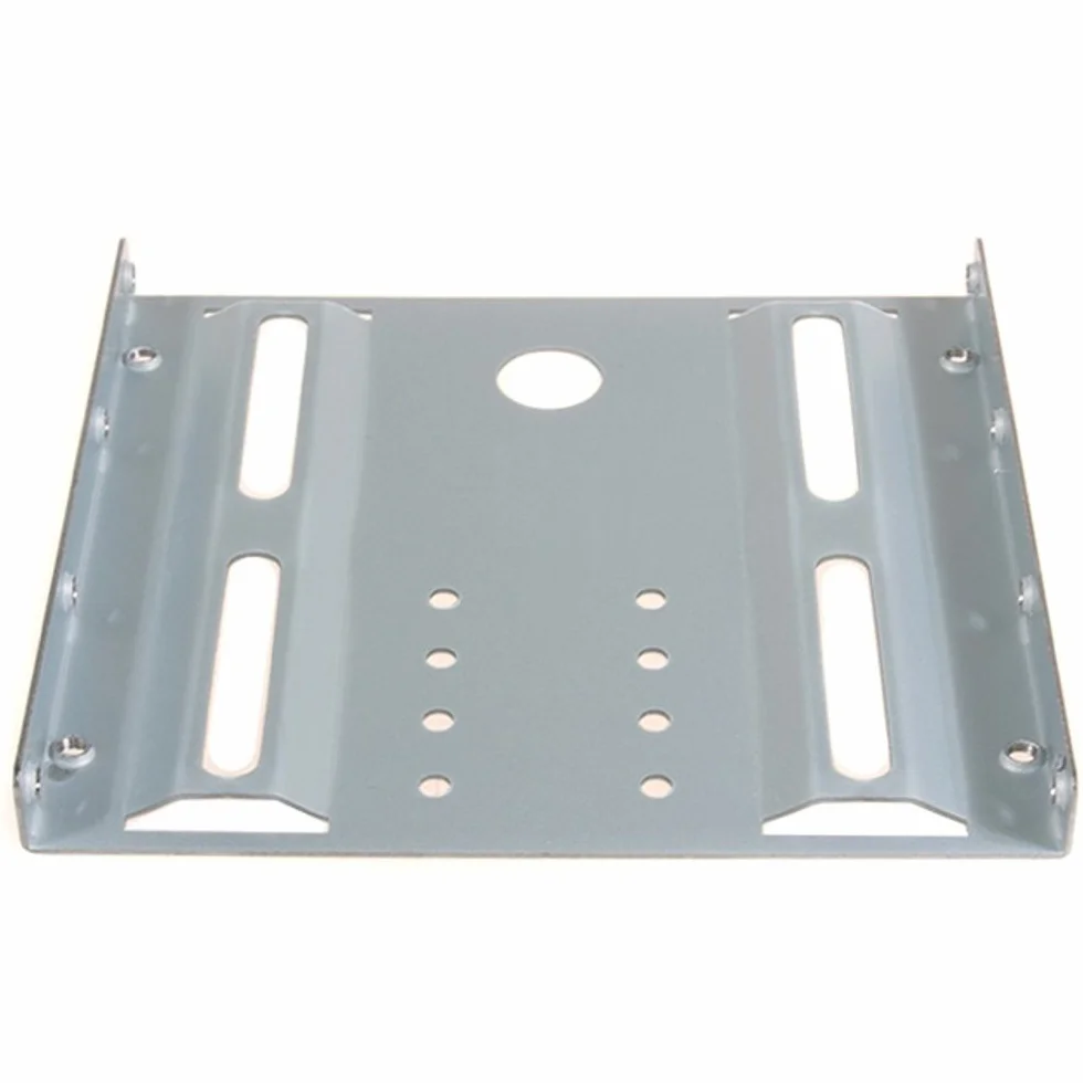 Maclean MC-655 Adapter HDD/SSD, Ramka do Montażu Dysku Twardego 3,5 na 2,5 Cala, Metalowe Sanki na Dysk Twardy do Komputera, Sanki na Dysk do Obudowy PC, Ramka Wymienna Pasuje do Każdego Dysku HDD