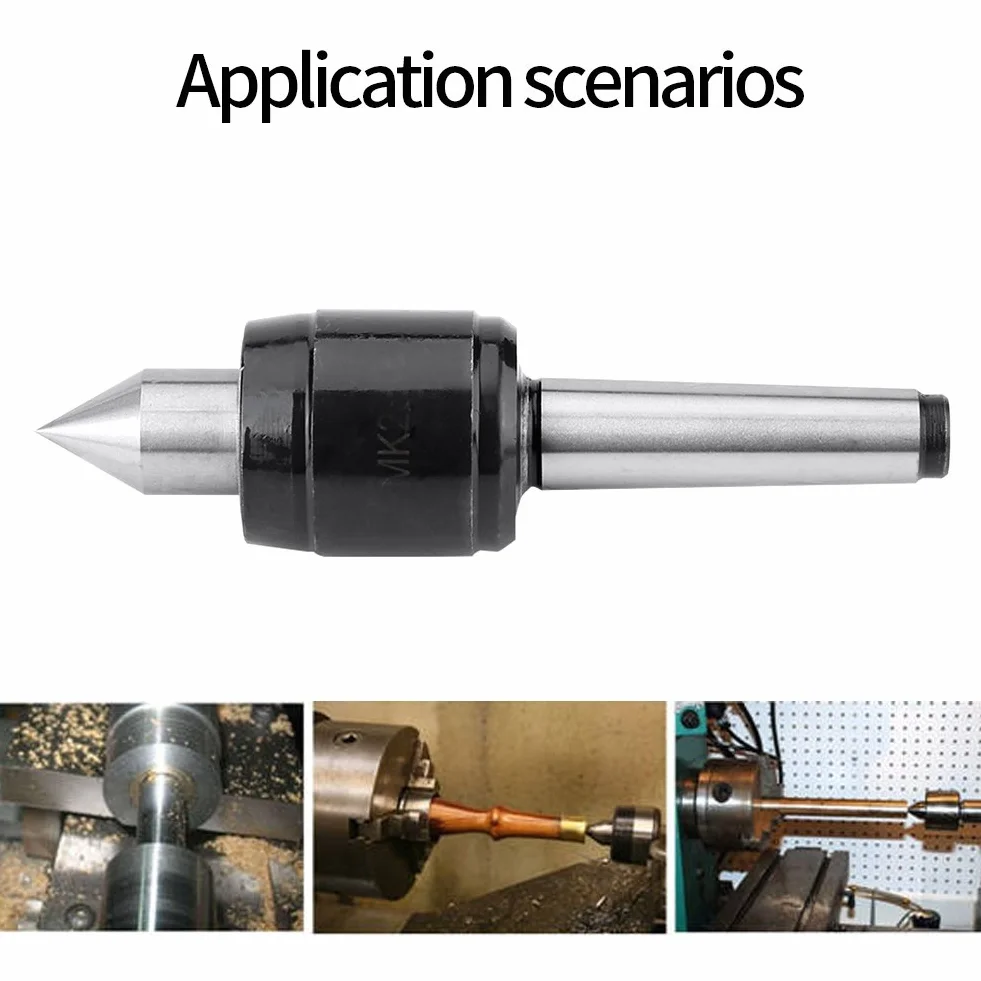 MK2 Live Center mitlaufende Körnerspitze Precision Revolving Stahl Punkt 60 Grad für Machine Taper CNC Drehmaschine Werkzeug