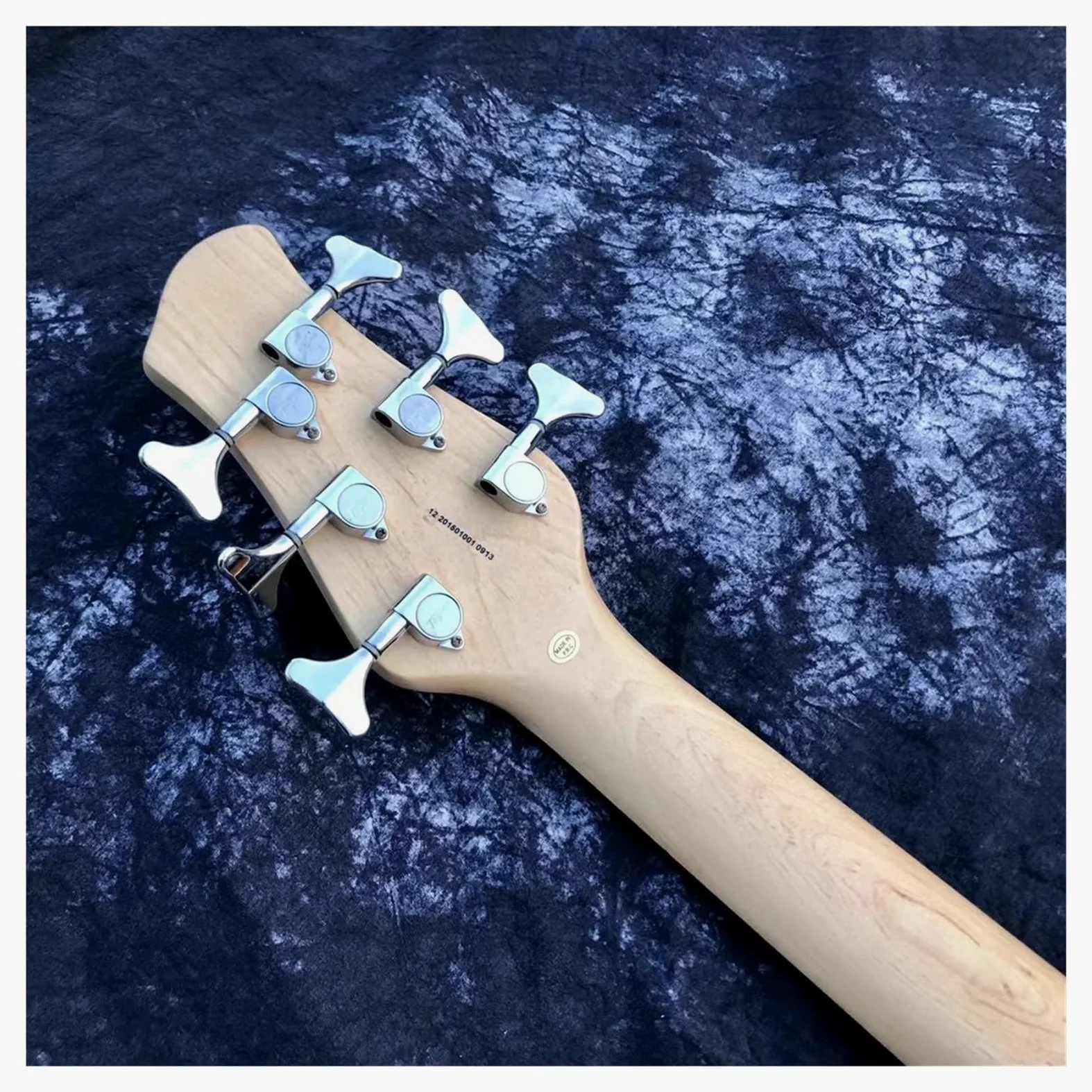 Gitara Elektryczna Zestaw Oryginalny Kolor Drewna Sześciowirnikowy Wzmacniacz Basowy Obwód Aktywny Przetwornik Dedykowany Do Wydajności(Black)