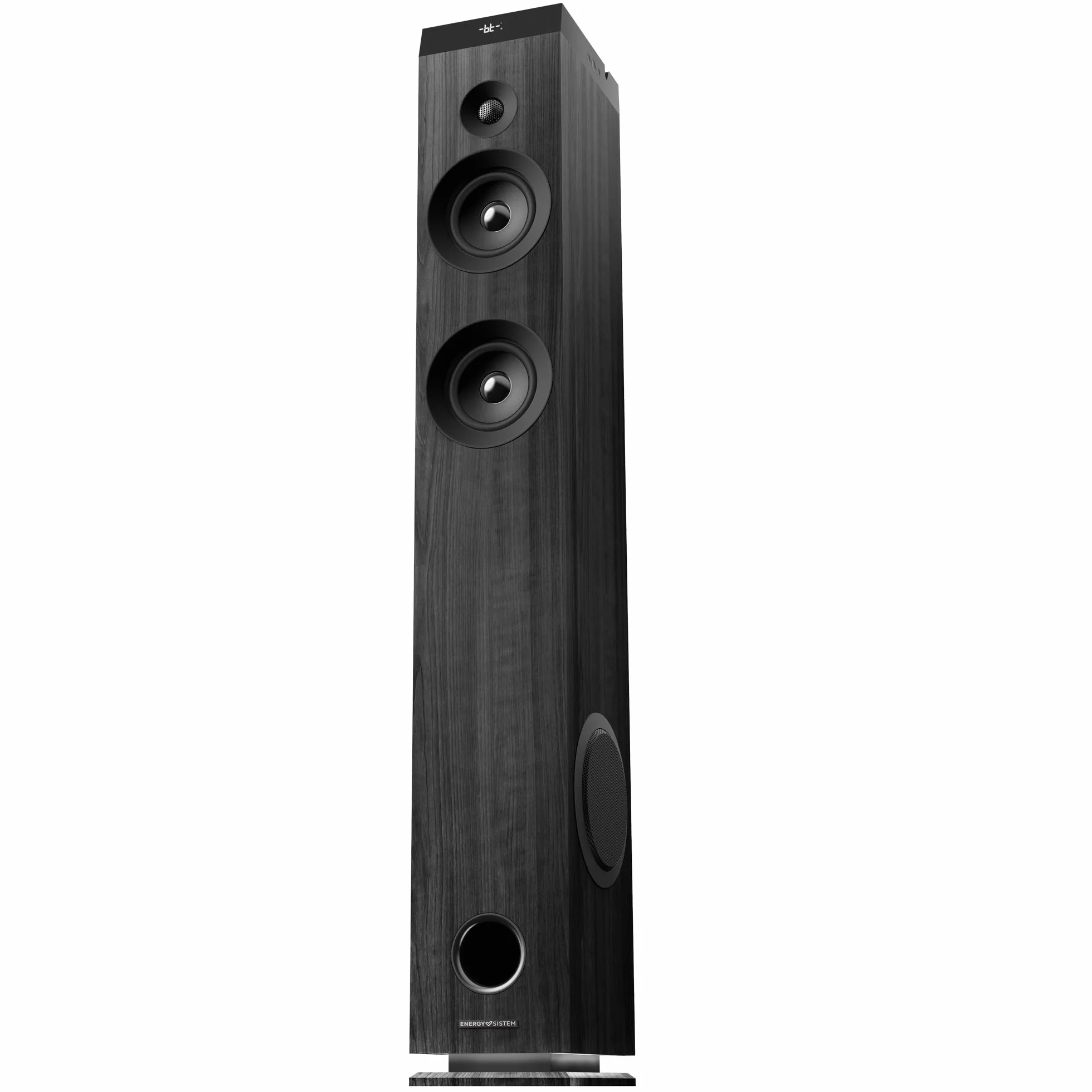 Energy Sistem Tower 7 100 W True Wireless Sound Tower z wyświetlaczem światła otoczenia, USB/MicroSD, Bluetooth, FM - czarna