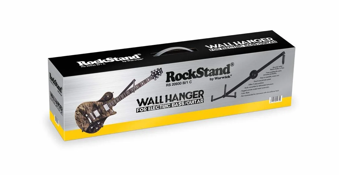 ROCKSTAND RS 20930 B/1C wieszak ścienny E--Git./E-Bass