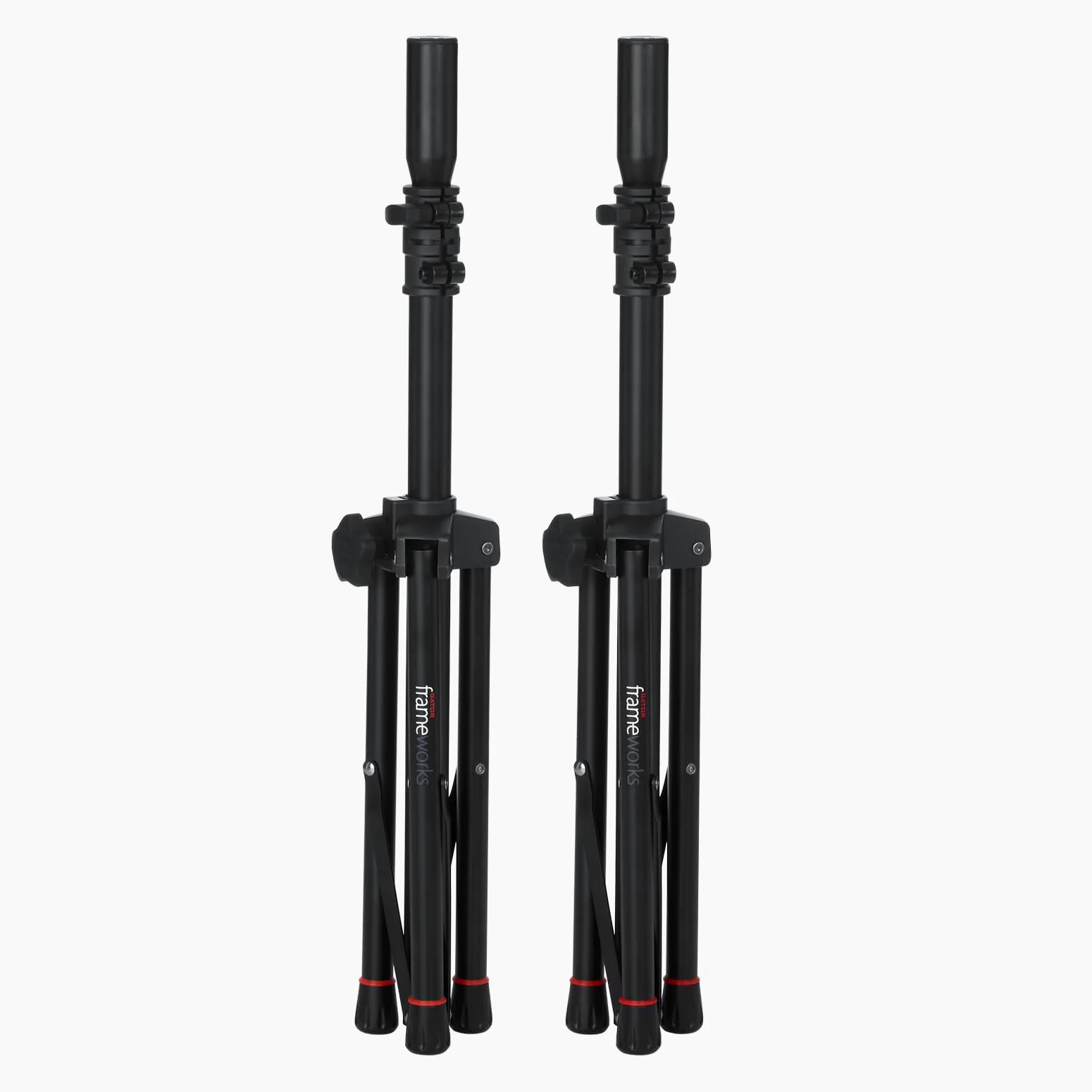 Gator Frameworks Lekki i kompaktowy mini statyw na głośnik zestaw z nylonową torbą do przenoszenia (GFWSPK0250SET)
