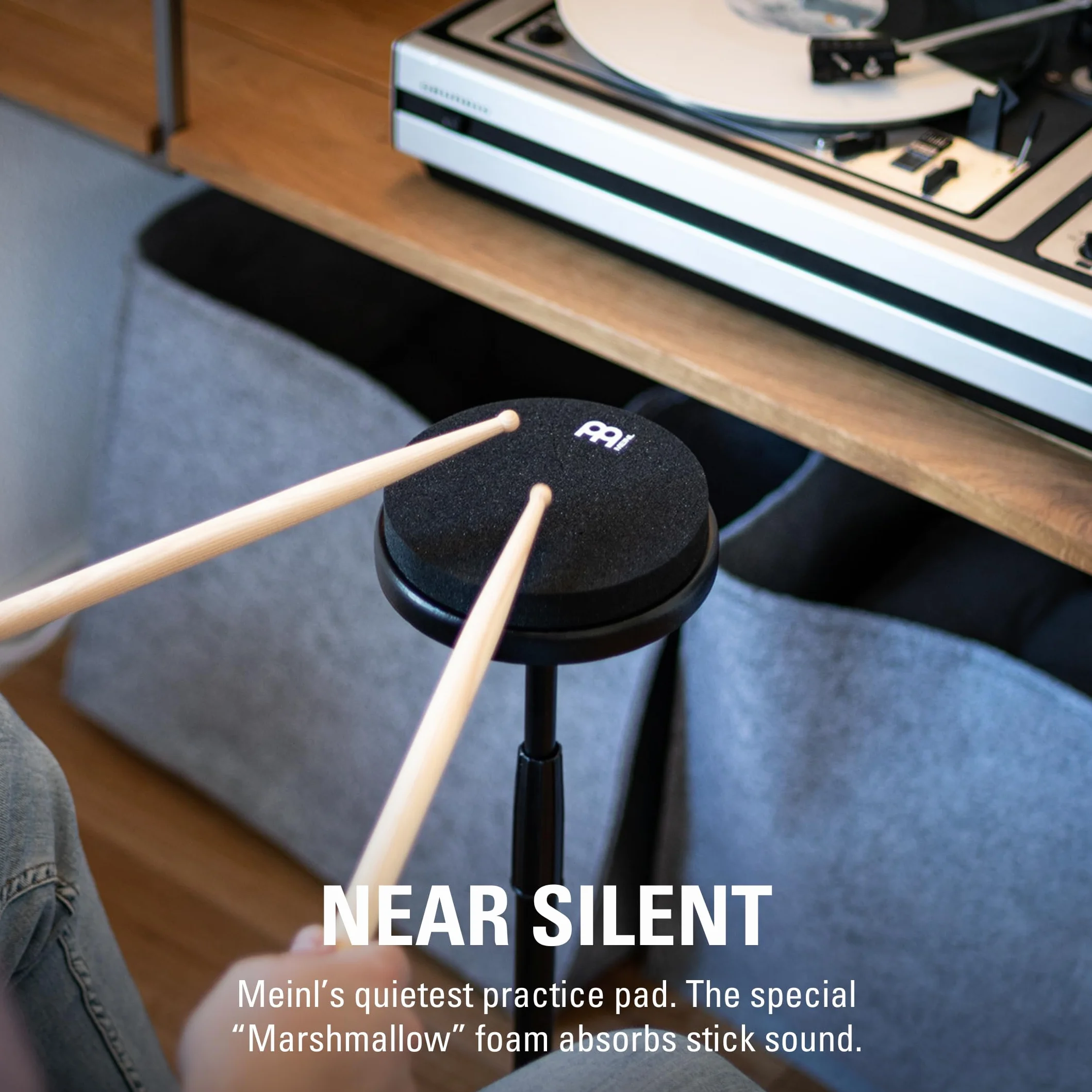 Meinl 6" Marshmallow Pad Black Base