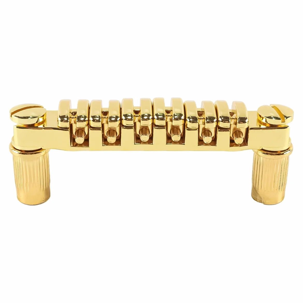 Do mostka i strunnika do gitary elektrycznej CHA-NGE III do strunnika Tune-O-Matic 1 zestaw do gitar elektrycznych 6-strunowych części zamiennych (złoty)