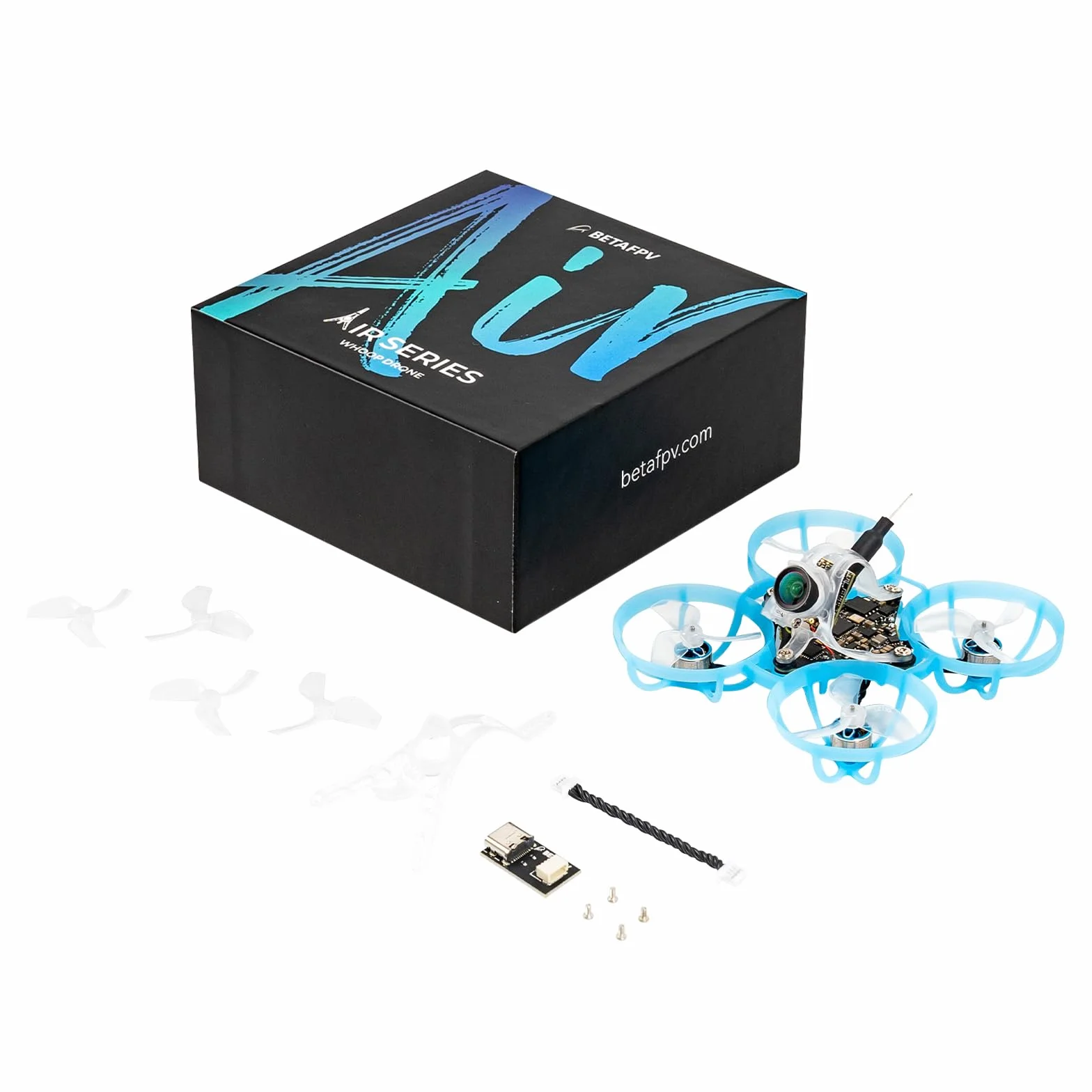 BETAFPV Air65 bezszczotkowy, 4-osiowy, ultralekki, 65-milimetrowy mikro dron zdalnie sterowany z silnikiem G473 5w1 Air, kamerą FPV C03, silnikami 0702SE II 27000KV