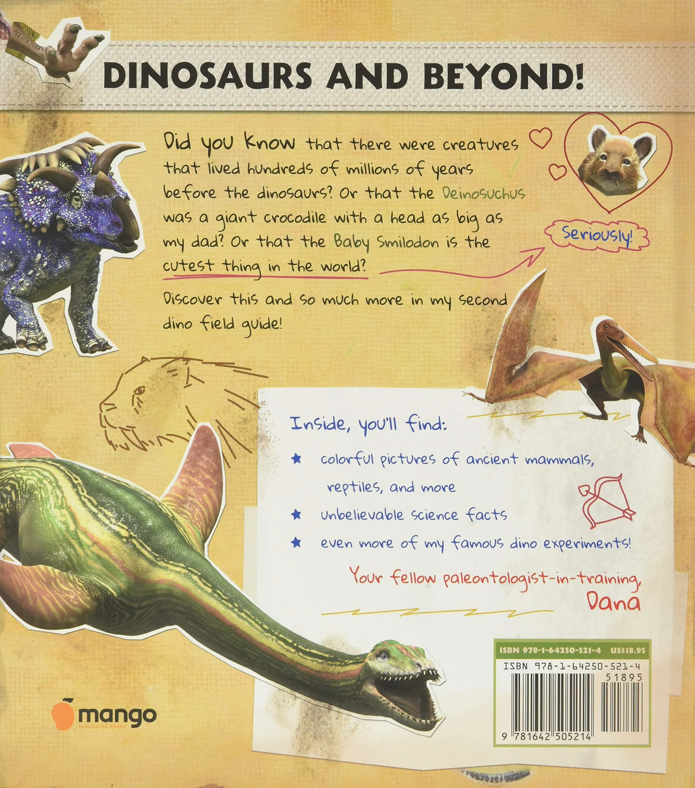 Dino Dana: Dino Field Guide: Pterosaurs and Other Prehistoric Creatures! (Dinosaurs for Kids, Science Book for Kids, Fossils, Prehistoric): 2