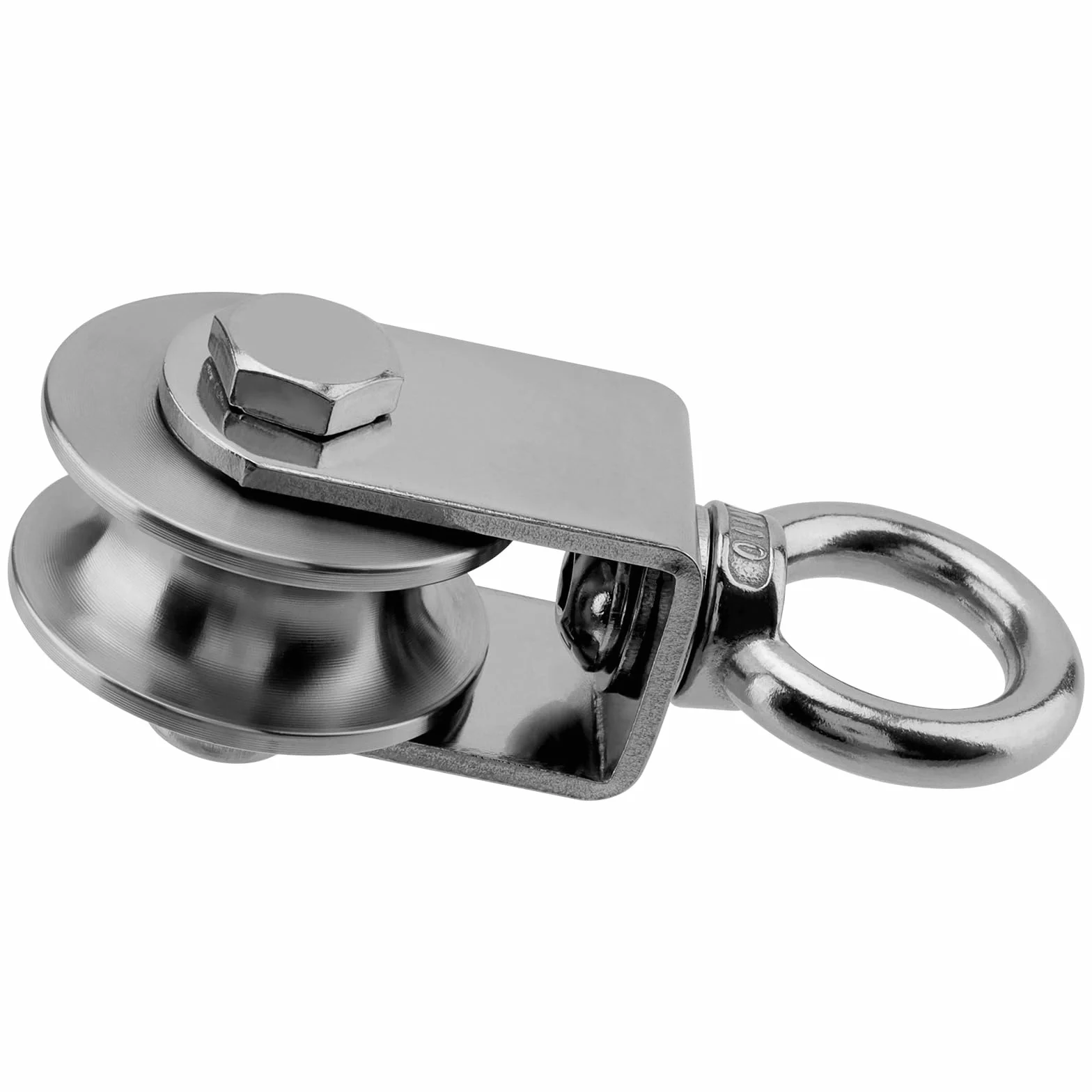 Rolka zwrotna, linka stalowa, rolka linowa fitness, 48 mm, stal nierdzewna, ?o?ysko kulkowe, kó?ka, do urz?dze? fitness, akcesoria fitness, no?no?? 500 kg