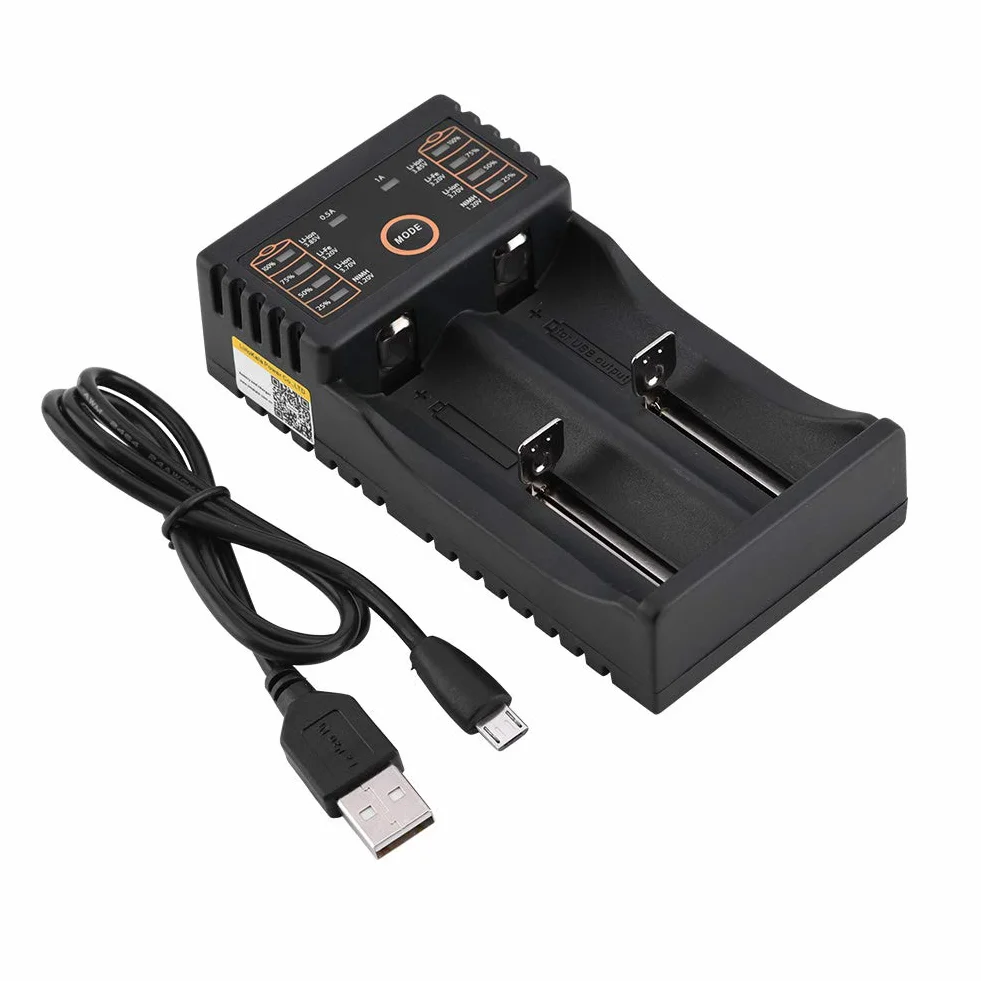 Ładowarka Liitokala, Uniwersalna Inteligentna ładowarka USB Lii-202 do /18490/18350/17670/17500/16340 (RCR123)
