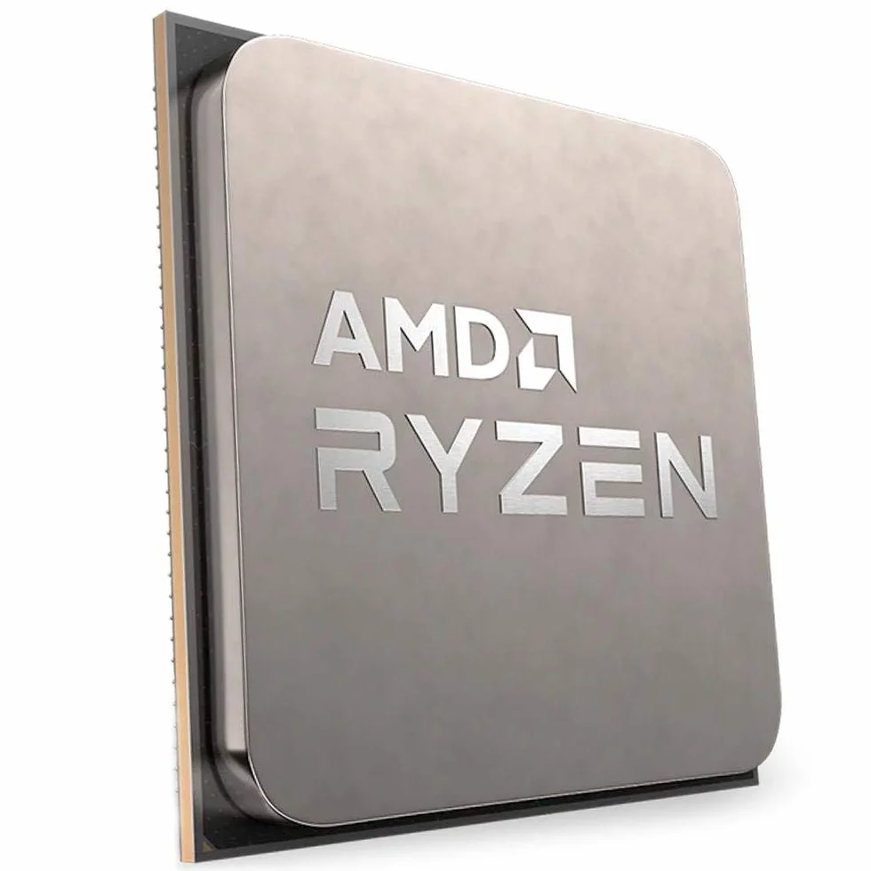 Procesor AMD Ryzen 7 5800X (8 rdzeni/16 wątków, 105W DTP, gniazdo AM4, 36 MB pamięci podręcznej, do 4,7Ghz w trybie Max w trybie Max Boost, bez systemu chłodzenia)
