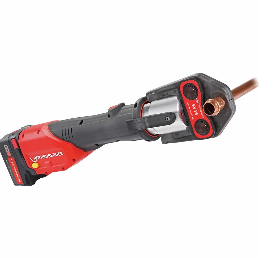 ROTHENBERGER 1000001923 ROMAX 4000 Basic Set prasa standardowa, UE, 1 x 2 Ah i 1 x 4 Ah pojemności akumulatora