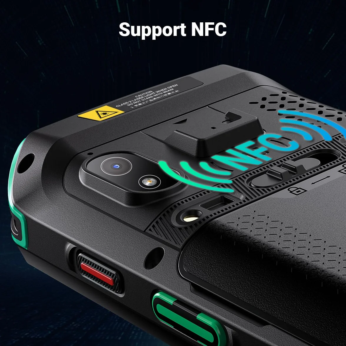 Tera Skaner kodów kreskowych z systemem Android 11 z 26 przyciskami, HS7-skaner silnika IP67, wytrzymały 4 + 64 GB, akumulator 5100 mAh, szybkie ładowanie 4", ekran dotykowy 4", mobilny terminal do