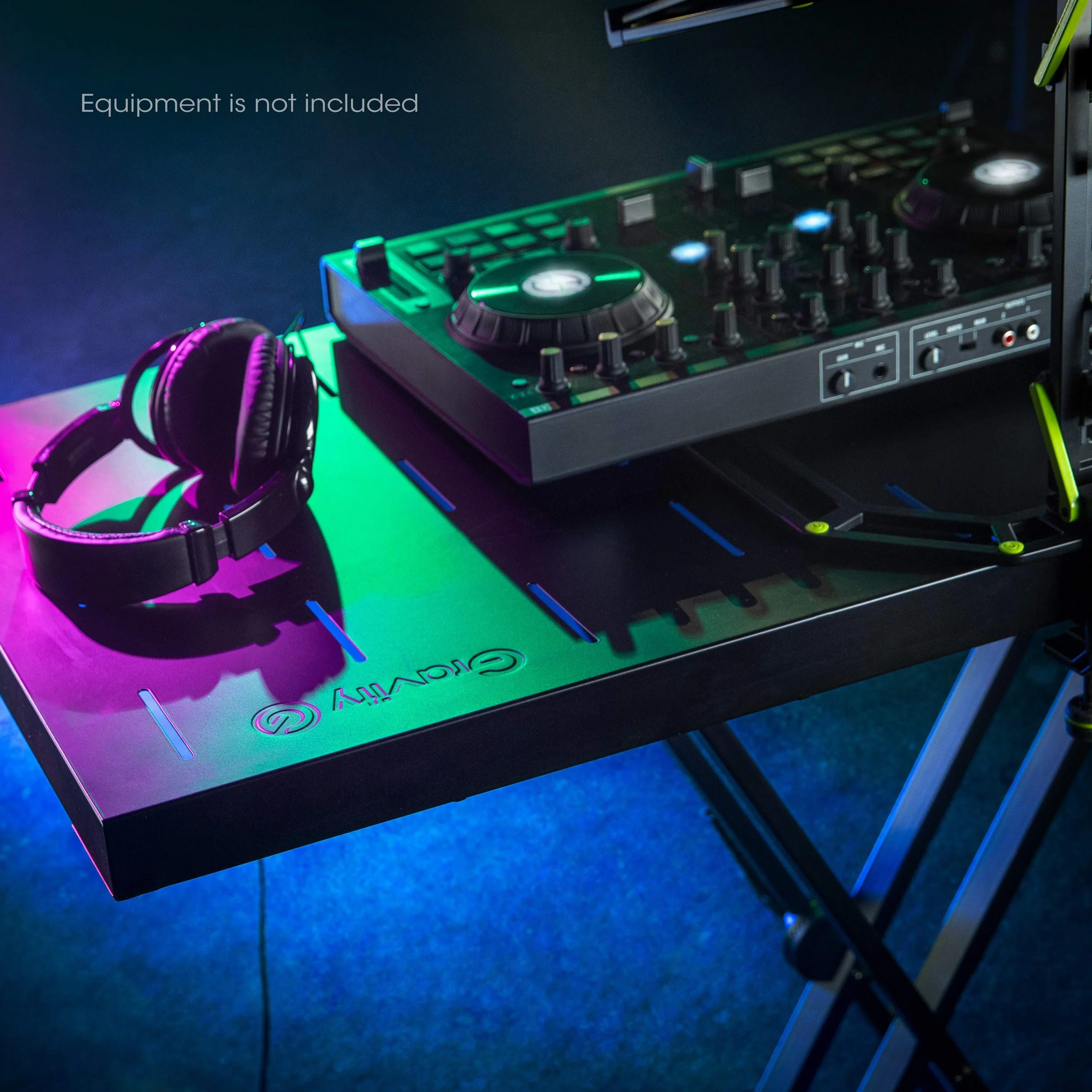 Gravity KSX 2 RD - zestaw ze statywem do keyboardu w kształcie litery X podwójny i stół nakładany