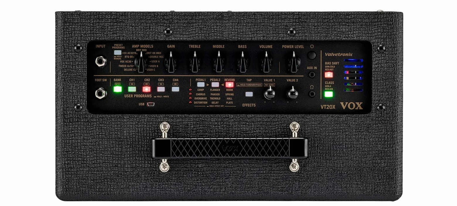 Vox - Valvetronix VT20X-CLBL - Wzmacniacz gitarowy modelujący 20W – Klasyczny Niebieski