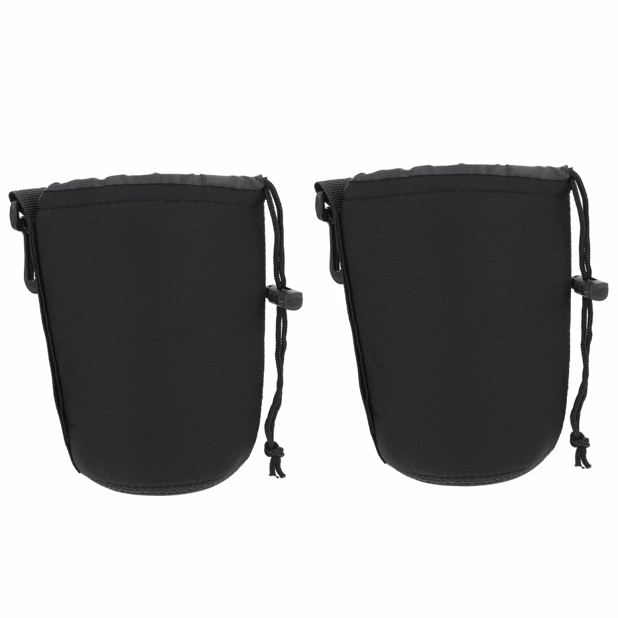 Gadpiparty Torba na obiektyw aparatu Wish Lens Pouch etui na obiektyw aparatu fotograficznego Wide Machine obiektyw aparatu torba do przechowywania obiektywu aparatu akcesoria czarna, czarny