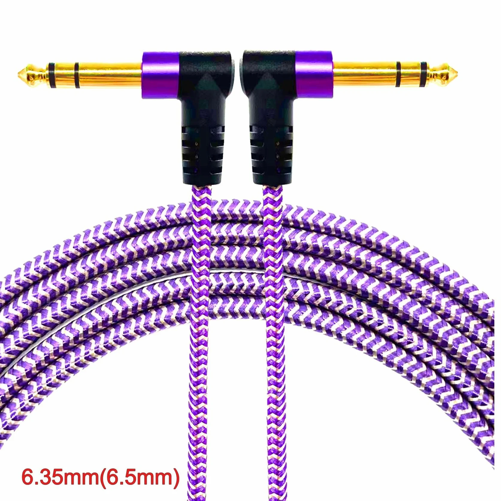 kabel audio do gitary Linia Audio 6.5mm 6.35 Męski Na Męski Bend Turn 6.35 Audio Na Kabel Audio Box Wzmacniacz Mocy Złącze Gitarowe