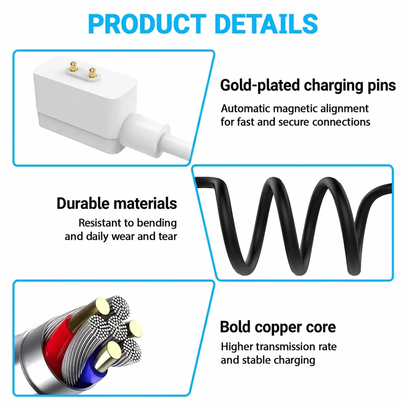 2 kable do ładowarki zegarka do zegarka Redmi Watch 5/5 Active/5 Lite/4/3 Active/3 Lite, 1 m kabel USB do ładowania kompatybilny z Xiaomi Smart Band 9/9 pro/8/8 Pro, USB 5 V 1A, szybkie ładowanie