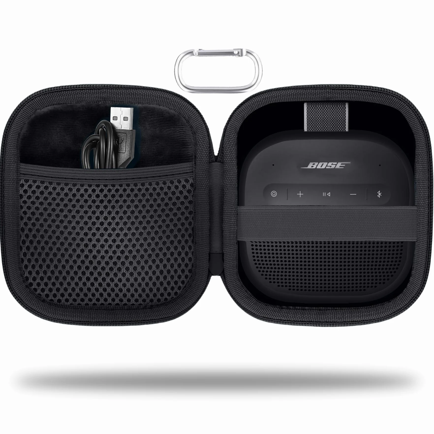 co2CREA Twardy futerał podróżny do głośnika Bose SoundLink Micro Bluetooth
