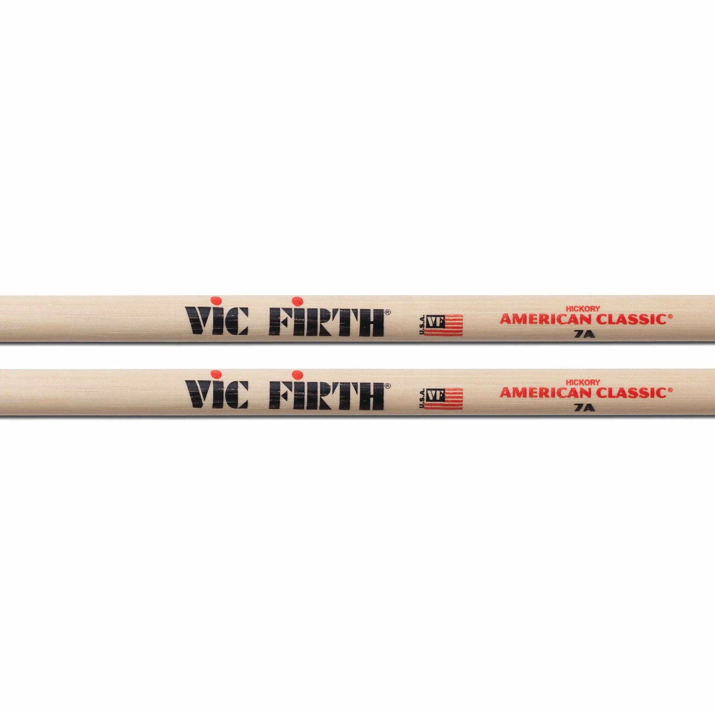 Vic FIrth - American Classic® pałeczki perkusyjne 7A - American Hickory - końcówka drewniana