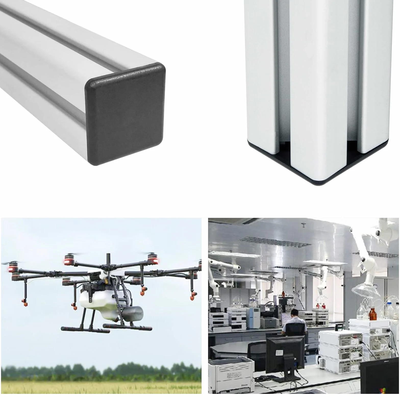 40 sztuk zaślepek z tworzywa sztucznego, czarne, 4040, zaślepki do profilu aluminiowego, 4040, do profili konstrukcyjnych aluminiowych, zaślepek profilowych, zaślepek profilowych