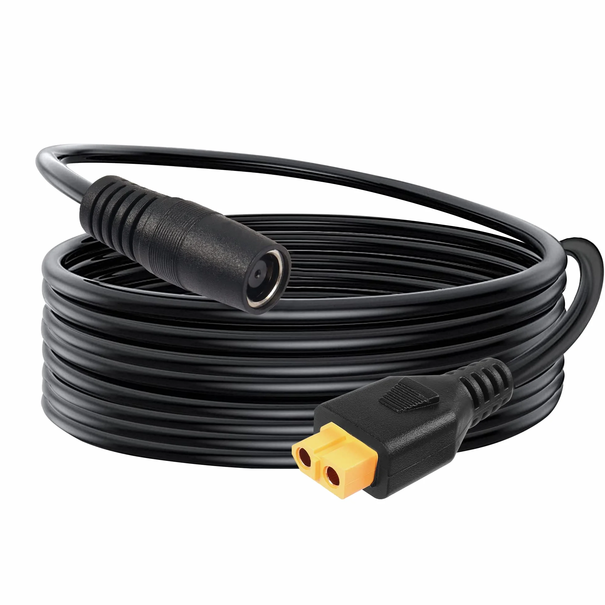 GELRHONR XT60 do DC 8 mm żeński kabel zasilający, 14AWG DC7909 do XT60 Złącze pociskowe do przenośnego centralnego generatora słonecznego i panelu słonecznego - 1 M/3,2 ft