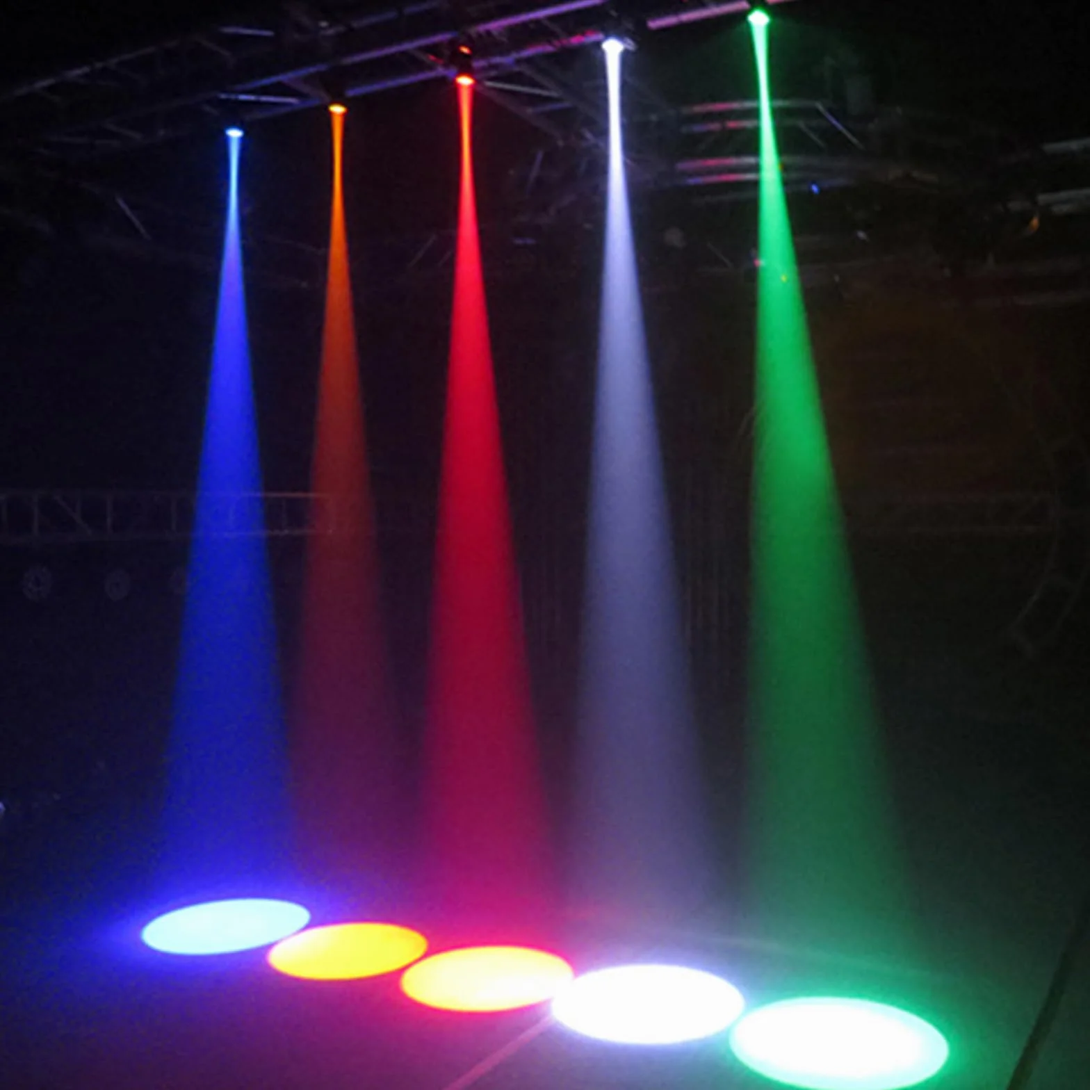 Reflektor punktowy LED, 15 W, reflektor punktowy 3 w 1, do kuli lustrzanej, stopień ochrony IP25, oświetlenie sceniczne, kula dyskotekowa, reflektor dyskotekowy, do baru, klubu, na imprezę, pilot