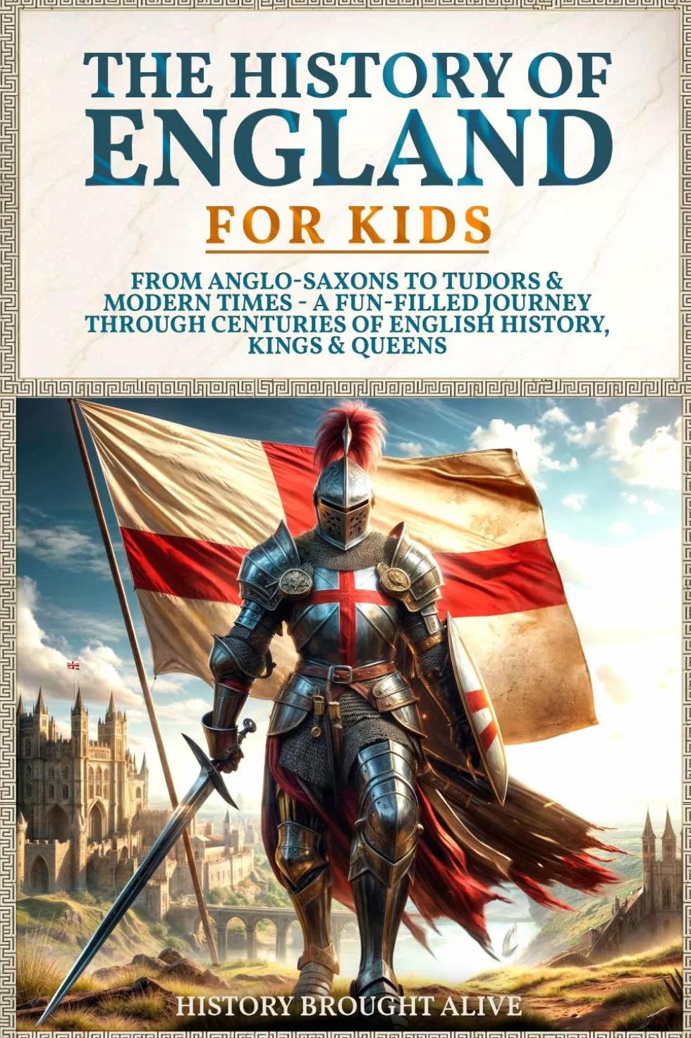 The History of England for Kids: From Anglo-Saxons to Tudors & Modern Times - A Fun-filled Journey Through Centuries of English History, Kings & Queens