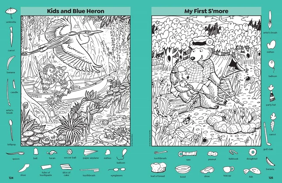 Amazing Nature Puzzles: Explore & Discover with Over 100 Fun Hidden Pictures Nature Puzzles, Celebrate the Wonders of Nature with a Nature Activity Book for Kids