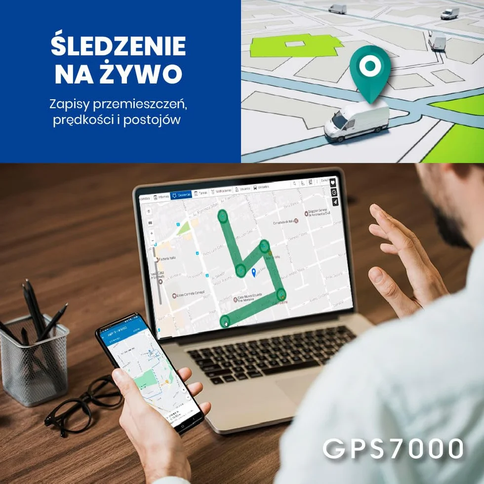 GPS7000-4G Ukryty lokalizator GPS do pojazdów | 30 dni usługi w cenie | Łatwa samodzielna instalacja | Po 30 dniach usługi w cenie możesz zdecydować się na subskrypcję | Brak ukrytych opłat
