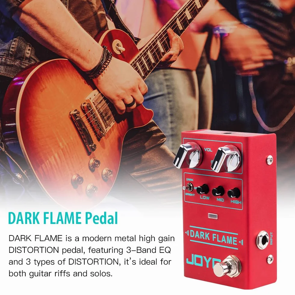 JOYO Dark Flame R-17 Metalowy Pedał Efektów Gitarowych True Bypass Wzmocnienie