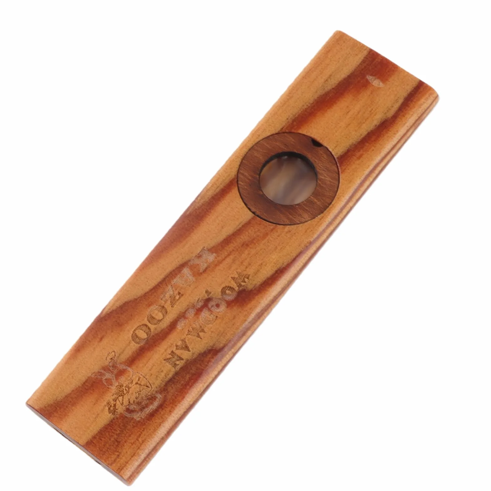 Drewniany kazoo, partner do gitary ukulele drewniana harmonijka w metalowym pudełku dla melomanów