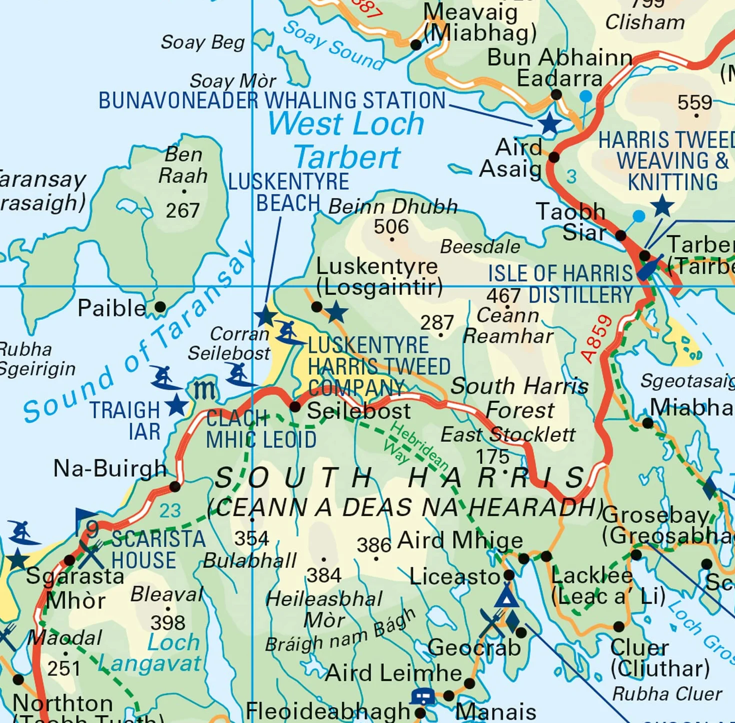 Outer Hebrides Pocket Map: The perfect way to explore the Western Isles